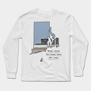 Rhode Island USA Long Sleeve T-Shirt